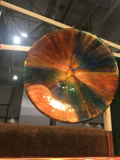 Convex Hanging Plate - Balance — handmade copper wall art by Hikmat, Southwest Treasures Art