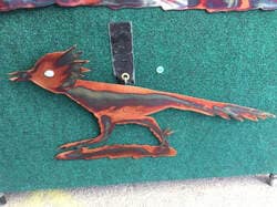 Copper Roadrunner — handmade copper wall art by Hikmat, Southwest Treasures Art