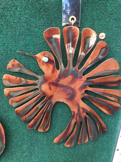 Hanging Hummingbird — handmade copper wall art by Hikmat, Southwest Treasures Art