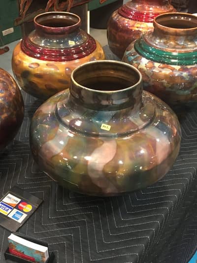 Sealed Copper Pot — handmade copper wall art by Hikmat, Southwest Treasures Art