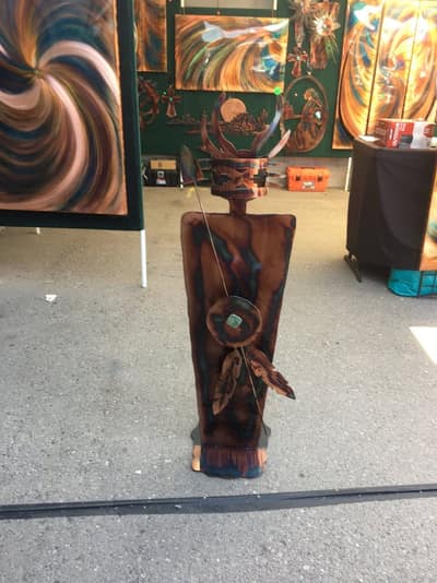 Standing Guard — handmade copper wall art by Hikmat, Southwest Treasures Art